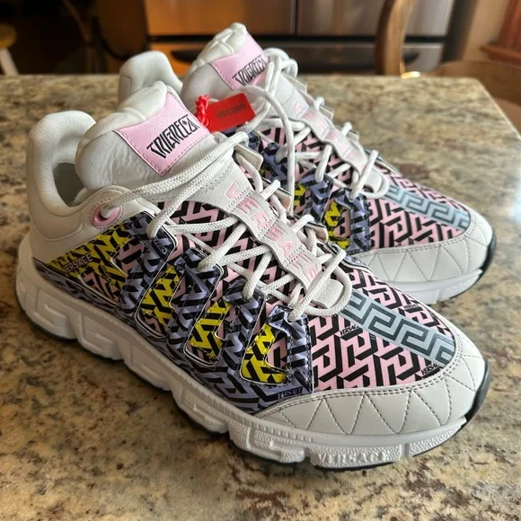 Versace | Shoes | Versace Mens Trigreca Sneakers 44 | Poshmark display picture 1